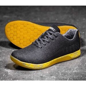NoBull Black Yellow Superfabric Trainers